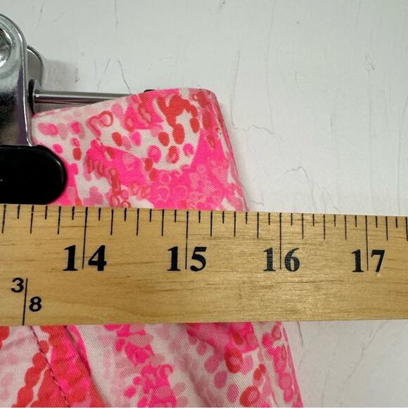 Lilly Pulitzer The Walsh Shorts Pink Paisley Womens 2 Summer Beachy Barbie Core - Picture 2 of 10